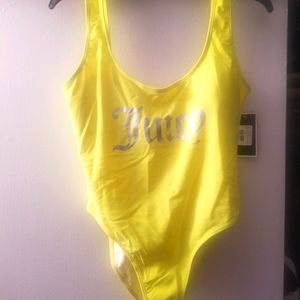 Juicy Courture size M one piece bathing suit